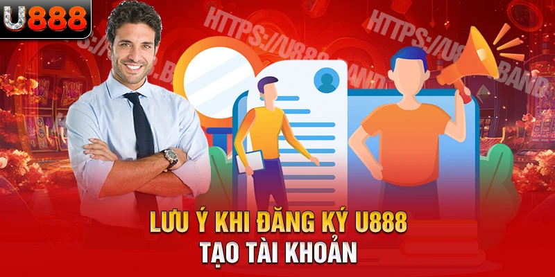 Lưu ý khi đăng ký U888 tạo tài khoản